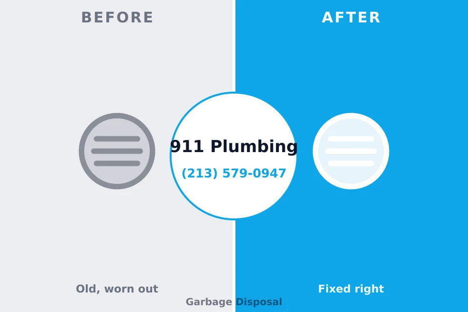 Before and after: plumbing repair Galena, KS